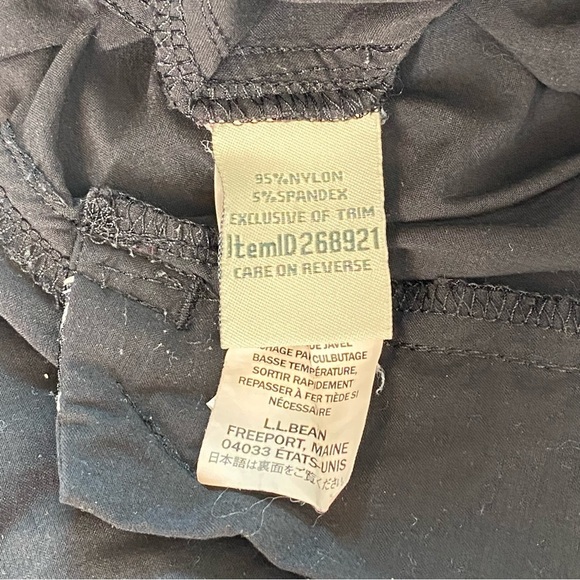L.L. Bean Black Nylon Bermuda Shorts - Picture 15 of 16
